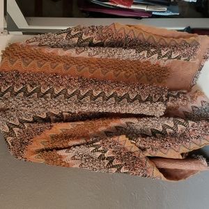 Mudd multicolored poncho cardigan